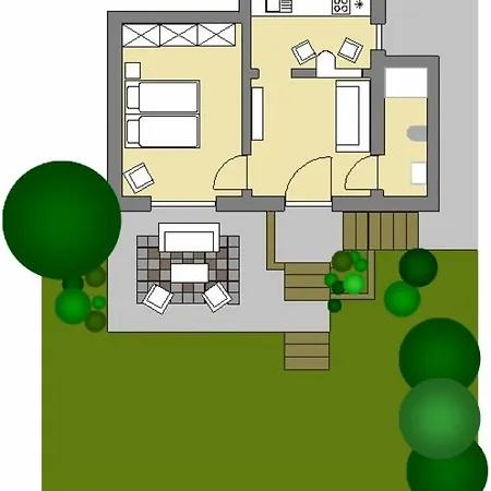 Gruene Oase Mit Eigener Terrasse Zwischen Altstadt Und Hafen #1 * Senftenberg
