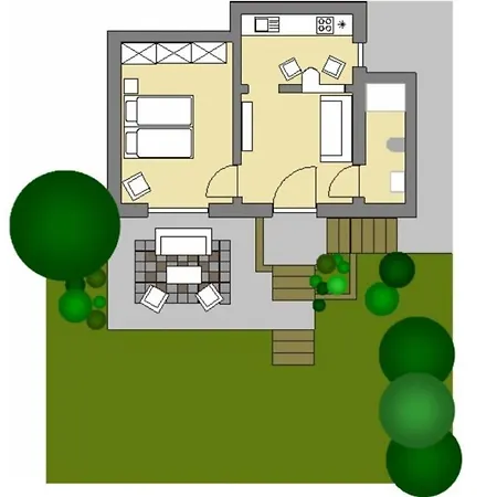 Апартаменты Gruene Oase Mit Eigener Terrasse Zwischen Altstadt Und Hafen #1 *